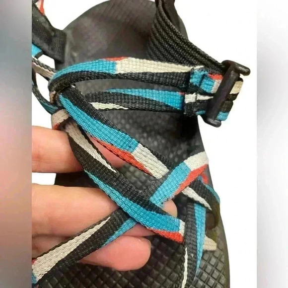 CHACO WOMEN'S Z/CLOUD X2
SANDALS - POINT TEAL sz 7 preloved - Picture 3 of 8